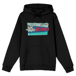 The Jetsons Out of This World Men's Black Graphic Hoodie - 1 of 2