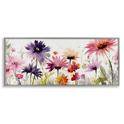 Stupell Industries Pink & Purple Blossoms, 24" x 10"