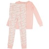RuffleButts SoftSnooze Big Girls Ruffle Long Sleeve Pajama Set - 2 of 4