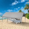 Heavy Duty Carport Outdoor Car Canopy UV Resistant Waterproof Party Tent All-Season Portable Garage Gazebo Shelter for Car, Storage Shed - 3 of 4