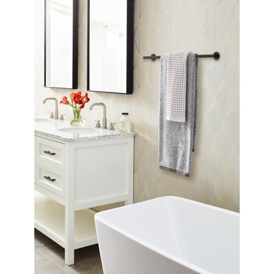 Arrondi 24-Inch Oil-Rubbed Bronze Wall Mounted Towel Bar