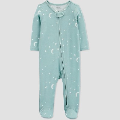 Image of Carter's Just One You® Baby Sleep N' Play - White/Green Newborn