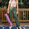 BABYYER Women's Yoga Pants, High-Waist Straight-Leg Work Pants, Wide Leg Casual Sweatpants with Pockets, Breathable and Elastic - 4 of 4