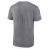 MLB Colorado Rockies Men's Gray Bi-Blend Short Sleeve T-Shirt - 3 of 4