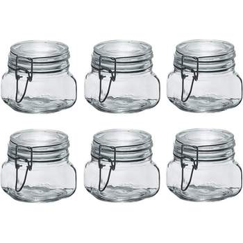 Cornucopia Brands-64oz Clear Half Gallon Wide-mouth Glass Jars With White  Metal Lids 2pk : Target