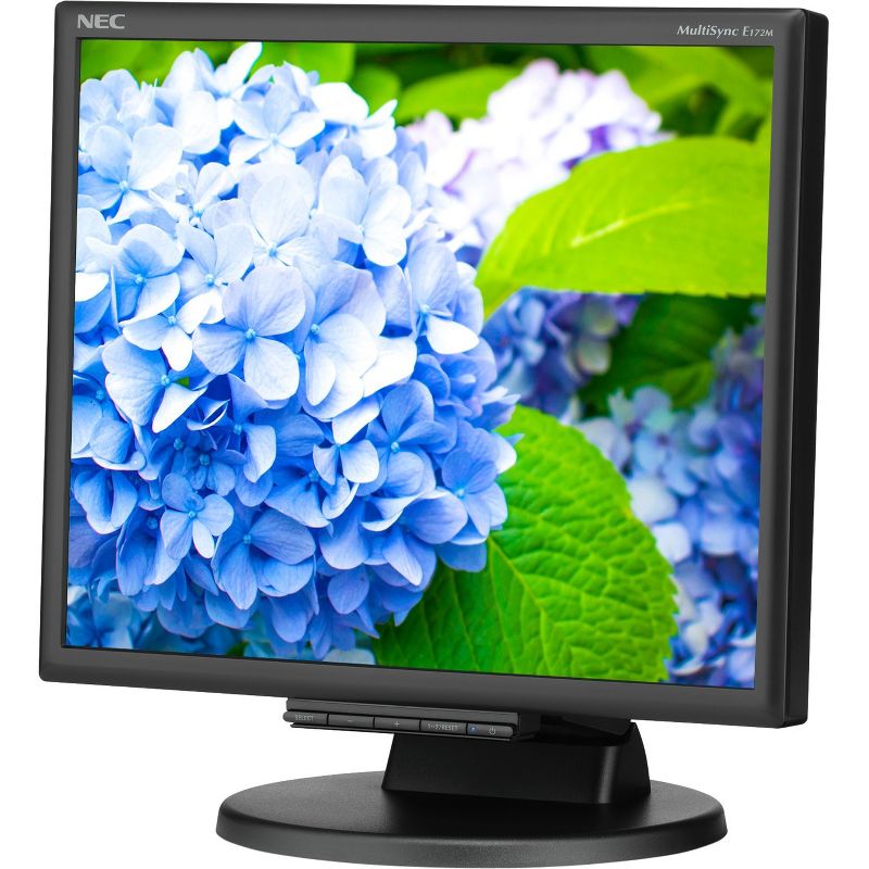 NEC Display E172M-BK 17" SXGA LED LCD Monitor - 5:4 - Black - Twisted nematic (TN) - 1280 x 1024 - 16.7 Million Colors - 250 Nit Typical - 5.50 ms, 3 of 5