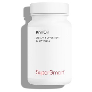 SuperSmart Krill Oil 1180mg per Day (High Absorption) - Krill Oil Omega 3 Supplement - EPA & DHA Fatty Acids | Non-GMO & Gluten Free - 60 Softgels - 1 of 1