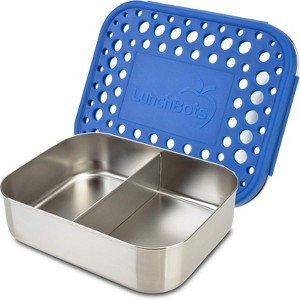 LunchBots Medium Duo Stainless Steel Bento Box - 1 of 4