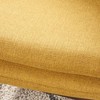 Mid-Century Modern Arm Chair with Accent Pillow, Button-Tufted Wingback Chair, Accent Chair with Birch Wood Legs -Christopher Knight Home - 3 of 4