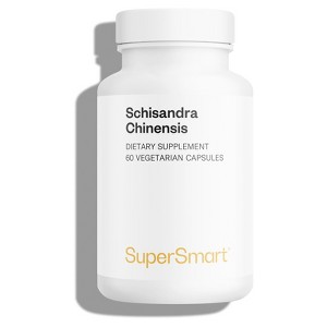 SuperSmart Schisandra Chinensis 750mg per Day - 10:1 Extract Schisandra Berry Supplement | Non-GMO & Gluten Free - 60 Vegetarian Capsules - 1 of 1