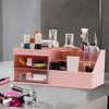 Unique Bargains Makeup Organizer W/ 2 Drawer 8 Grids 1 Pc - 2 of 4