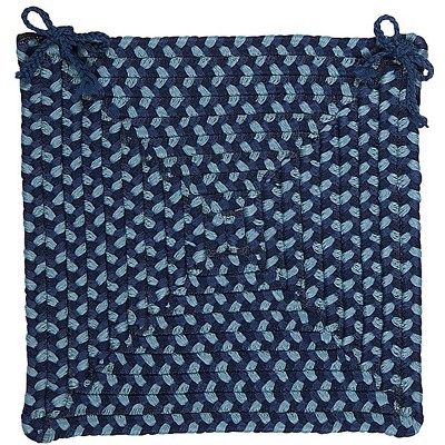 Colonial Mills Montego - Blue Burst Chair Pad, Set of 4