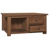 vidaXL Coffee Table 26.8 in.x26.8 in.x13 in. Solid Teak Wood - 2 of 4