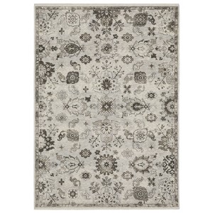 Captiv8e Designs Chinon Vintage Floral Ivory/Gray Area Rug - 1 of 4