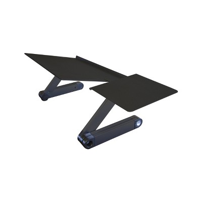 Black Adjustable Aluminum Keyboard and Mouse Platform