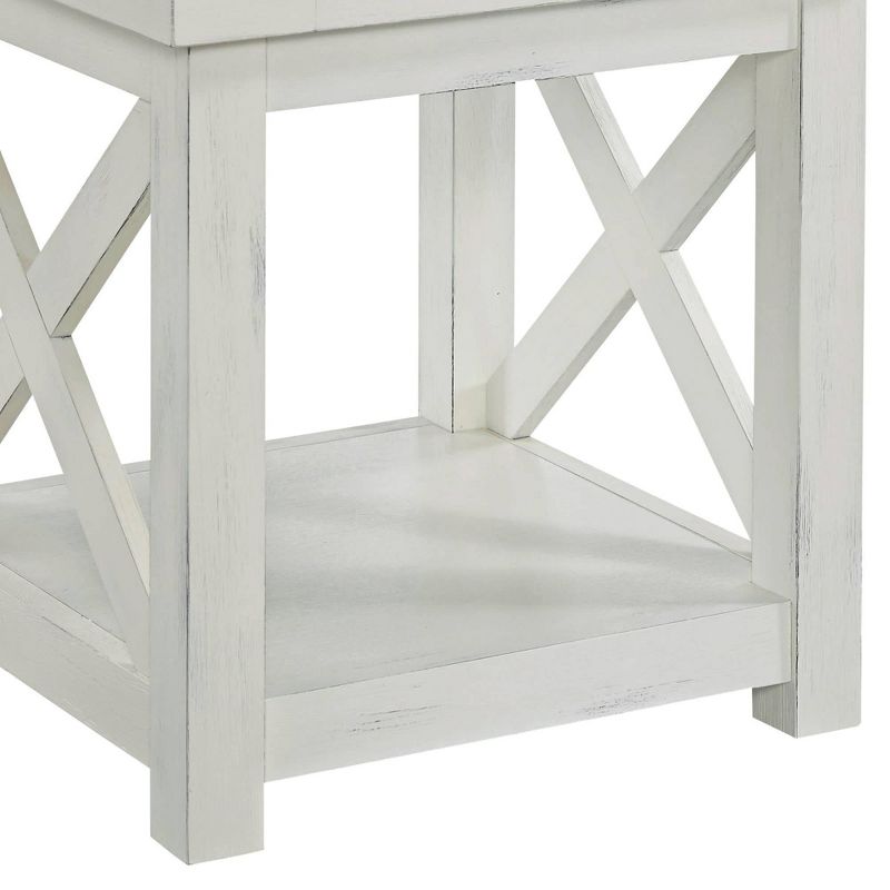 Seaside Lodge End Table - White - Home Styles, 6 of 10