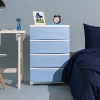 IRIS USA Plastic 4 Drawer Storage Cart, Organizer Unit for Bedroom, Closet, Kitchen, Bathroom, Laundry Room, Dorm - 2 of 4