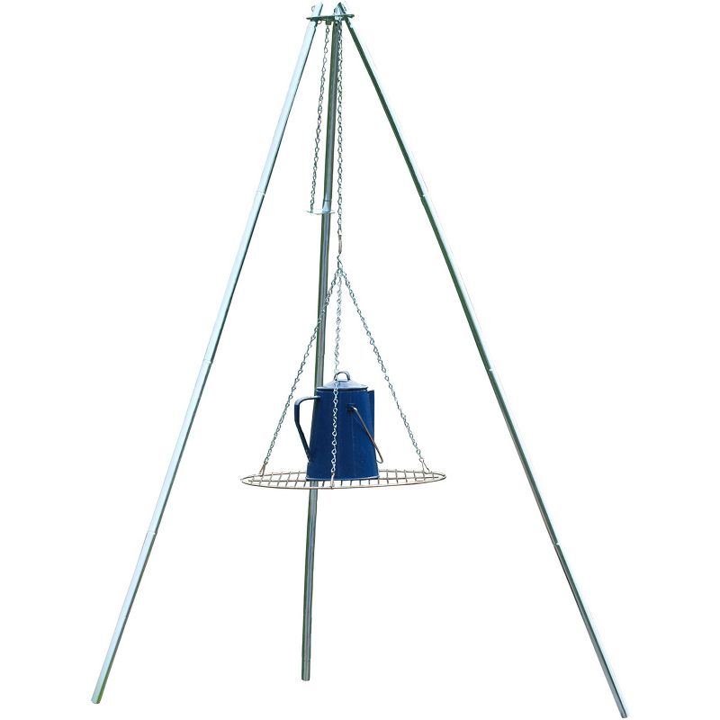 Coghlan's Tri-Pod Grill and Lantern Holder, Adjustable Height, Campfire Cookouts, 3 of 5