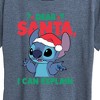 Women's - Lilo and Stitch - Dear Santa I Can Explain Christmas Short Sleeve Graphic T-Shirt - 2 of 4