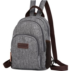 Generic Small Backpack Purse - Convertible Backpack Purse Sling Bag with Multiple Compartment Pockets - 1 of 4