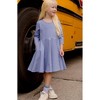 Mightly Girls Fair Trade Organic Cotton Solid 3/4 Sleeve Twirl Dress - 3 of 3