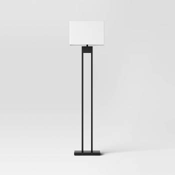 Weston Window Pane Floor Lamp Black - Threshold™