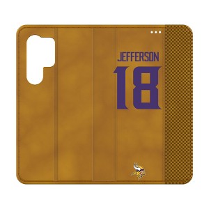 NFL Minnesota Vikings Players Game Tactic Folio Cell Phone Case for Samsung Galaxy - 1 of 4