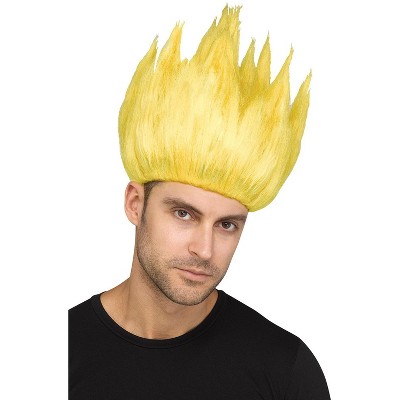 yellow male wig