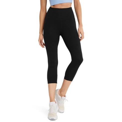 Women's High-rise Ribbed Seamless 7/8 Leggings - Joylab™ Black Xl : Target