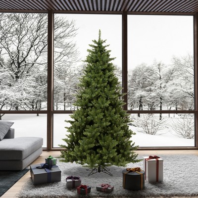 7.5' Green Camdon Fir Artificial Christmas Tree with Metal Stand