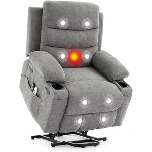 Power Lift Recliner Chair, Electric Glider Reclining Sofa Chair, Home Theater Seat With 2 Cup Holders Side, for Living Room - 1 of 4