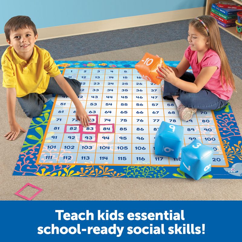Learning Resources Make A Splash 120 Mat Floor Game, Ages 6+, 3 of 6