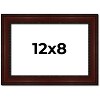 PosterPalooza | Photo Size Distressed Brown Picture Frame - UV Acrylic, Foam Board Backing, Hanging Hardware - 2 of 4