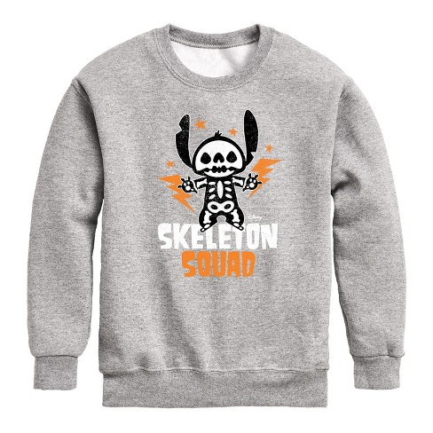 Boys' - Disney - Skeleton Squad Graphic Long Sleeve Fleece Sweatshirt - image 1 of 4