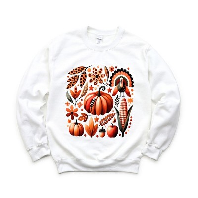 Simply Sage Market Women's Graphic Sweatshirt Thanksgiving Boho