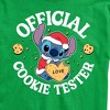 Men's - Lilo and Stitch - Christmas Official Cookie Tester Short Sleeve Graphic T-Shirt - 2 of 4