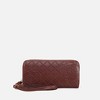 MKF Collection Honey Genuine Leather Quilted Flower-Embossed Women’s Wristlet Wallet by Mia K - 2 of 4