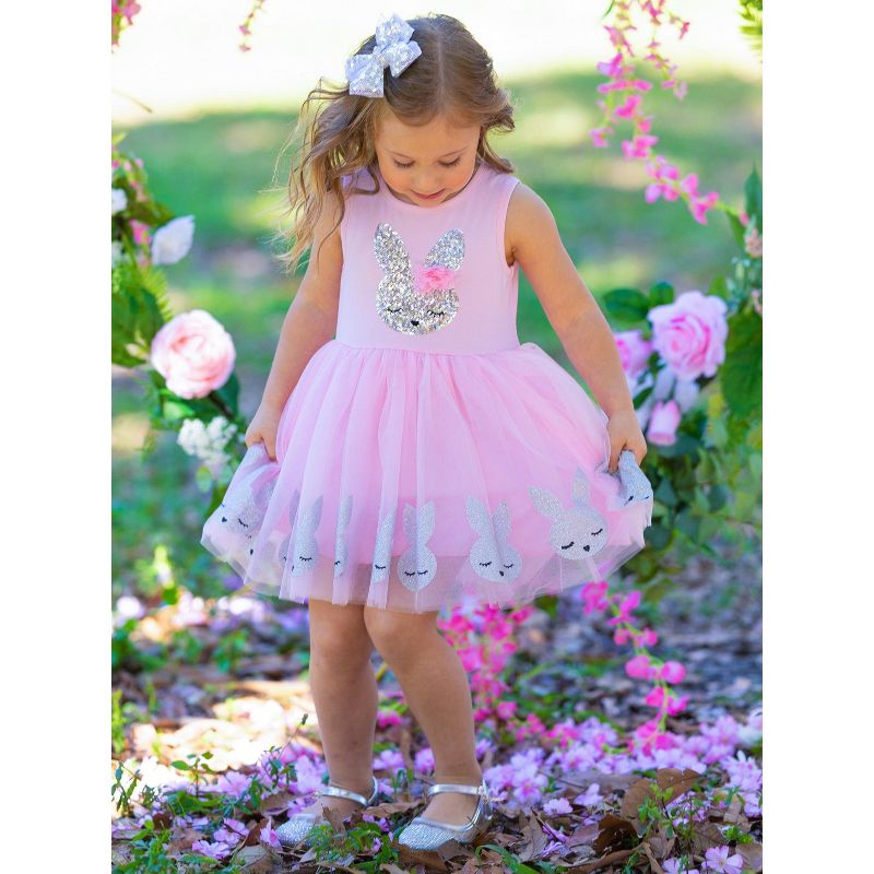 Everybunny Sparkle Sequin Tutu  Easter  Dress - Mia Belle Girls, 2 of 6