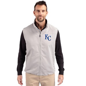 Kansas City Royals Cutter & Buck Charter Eco Full-Zip Mens Big & Tall Vest - 1 of 1