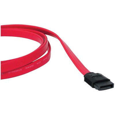 Tripp Lite 19in Serial ATA SATA Latching Signal Cable 7Pin / 7Pin M/M - (7Pin/7Pin) 19-in.