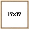 PosterPalooza | Square Classic Modern Gold Picture Frame - UV Acrylic, Foam Board Backing, Hanging Hardware - 2 of 4