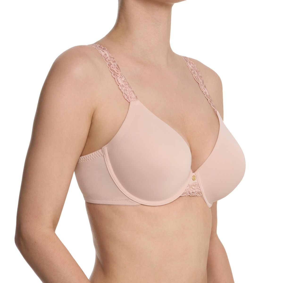 Natori Women's Body Doubles Lace Trim Full Fit T-Shirt Bra 736037 - thumbnail 9