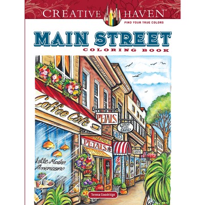 Creative Haven Autumn Harvest Coloring Book - (Adult Coloring Books:  Seasons) by Teresa Goodridge (Paperback)