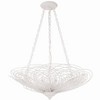 Crystorama Lighting Doral 6 - Light Chandelier in  Matte White - 4 of 4