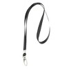 Unique Bargains Household Swivel Lobster Clasp Neck Strap Lanyard for ID Badge Holder Key Black - 3 of 4