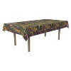 Beistle Mardi Gras Beads table cover, 54" x 108", (2/Pkg) Multicolored - 4 of 4