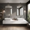 Dovelina Modern Metal Rectangle Wall Mirror Bathroom Vanity Mirror - 2 of 4