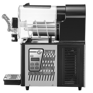 VEVOR Commercial Slushy Machine, 3L Single Tank Frozen Drink Machine, 12 Cups Stainless Steel Margarita Smoothie Frozen Drink Maker, Black - 1 of 4
