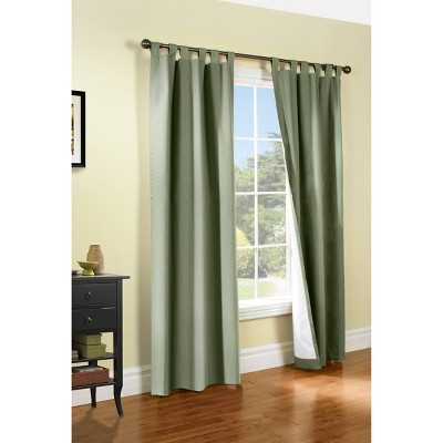 2pk Room Darkening Weathermate Tab Top Window Curtain Panels - Thermalogic