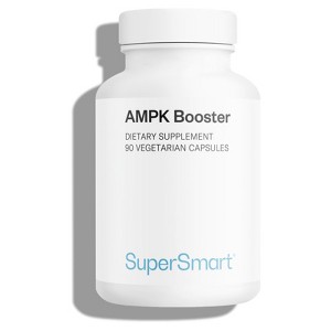 SuperSmart AMPK Booster - with Gynostemma Pentaphyllum, Berberine, Fisetin - AMPK Metabolic Activator | Non-GMO & Gluten Free - 90 Vegetarian Capsules - 1 of 1